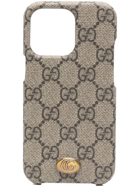 cover gucci iphone 13 pro max|leather monogram Gucci phone case.